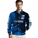 personalized-creighton-bluejays-hexagon-mesh-blue-black-varsity-jacket-best-selling.webp