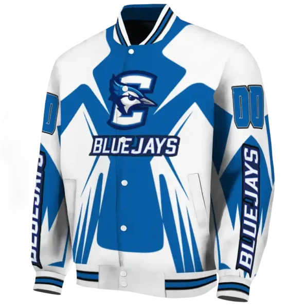 personalized creighton bluejays spider mark blue white varsity jacket best selling.webp
