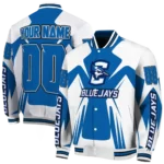 personalized creighton bluejays spider mark blue white varsity jacket best selling.webp
