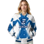 personalized creighton bluejays spider mark blue white varsity jacket best selling.webp