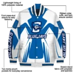 personalized creighton bluejays spider mark blue white varsity jacket best selling.webp