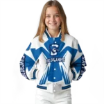 personalized creighton bluejays spider mark blue white varsity jacket best selling.webp