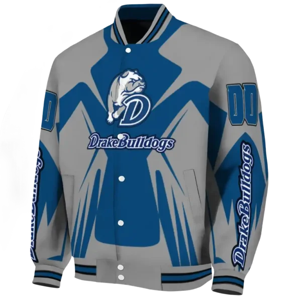 personalized drake bulldogs spider mark blue gray varsity jacket best selling.webp