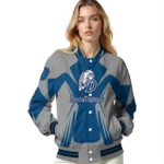 personalized drake bulldogs spider mark blue gray varsity jacket best selling.webp
