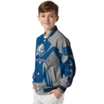 personalized drake bulldogs spider mark blue gray varsity jacket best selling.webp