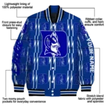 personalized-duke-blue-devils-bolt-stripe-blue-varsity-jacket-best-selling.webp