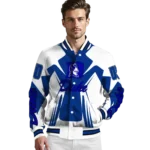 personalized duke blue devils spider mark blue white varsity jacket best selling.webp