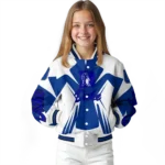 personalized duke blue devils spider mark blue white varsity jacket best selling.webp