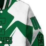 personalized eastern michigan eagles spider mark green white varsity jacket best selling.webp