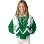 personalized-eastern-michigan-eagles-v-stripes-green-white-varsity-jacket-best-selling.webp