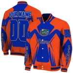 personalized florida gators spider mark blue orange varsity jacket best selling.webp