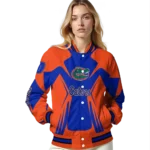 personalized florida gators spider mark blue orange varsity jacket best selling.webp