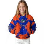 personalized florida gators spider mark blue orange varsity jacket best selling.webp