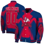 personalized fresno state bulldogs spider mark red blue varsity jacket best selling.webp