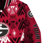 personalized-georgia-bulldogs-pyramid-shapes-red-varsity-jacket-best-selling.webp