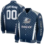personalized-georgia-southern-eagles-hexagon-grid-blue-varsity-jacket-best-selling.webp