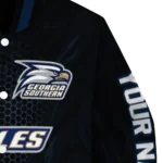 personalized-georgia-southern-eagles-hexagon-mesh-blue-black-varsity-jacket-best-selling.webp