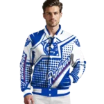 personalized georgia state panthers star burst blue varsity jacket best selling.webp