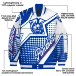 personalized georgia state panthers star burst blue varsity jacket best selling.webp
