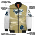 personalized-georgia-tech-yellow-jackets-ferris-arena-gold-white-bomber-jacket-best-selling.webp