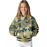 personalized georgia tech yellow jackets pyramid shapes gold varsity jacket best selling.webp