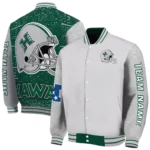 personalized-hawaii-rainbow-warriors-speckled-arms-green-gray-varsity-jacket-best-selling.webp