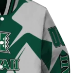 personalized-hawaii-rainbow-warriors-spider-mark-green-silver-varsity-jacket-best-selling.webp