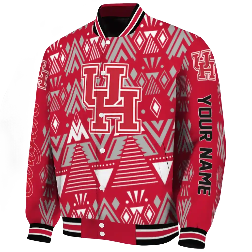 personalized houston cougars pyramid shapes red varsity jacket best selling.webp personalized houston cougars pyramid shapes red varsity jacket best selling.webp