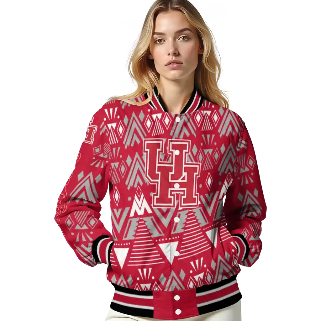 personalized houston cougars pyramid shapes red varsity jacket latest model.webp personalized houston cougars pyramid shapes red varsity jacket latest model.webp