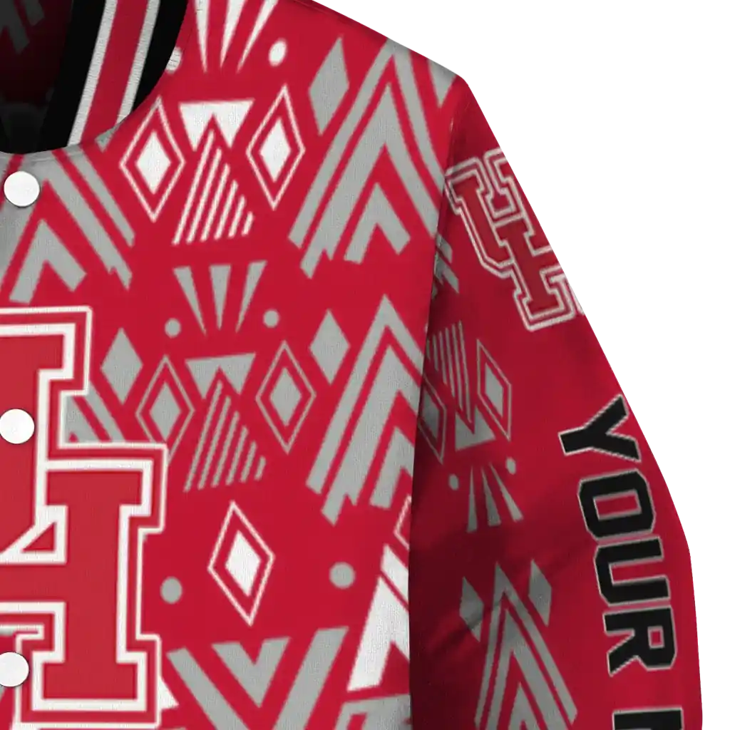 personalized houston cougars pyramid shapes red varsity jacket premium grade.webp personalized houston cougars pyramid shapes red varsity jacket premium grade.webp