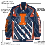 personalized illinois fighting illini chevron angles blue varsity jacket best selling.webp