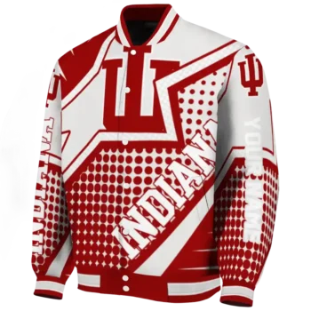 personalized indiana hoosiers star burst red varsity jacket best selling.webp