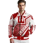 personalized indiana hoosiers star burst red varsity jacket best selling.webp
