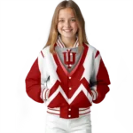 personalized-indiana-hoosiers-v-stripes-red-white-varsity-jacket-best-selling.webp