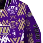 personalized james madison dukes pyramid shapes purple varsity jacket best selling.webp