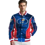 personalized-kansas-jayhawks-power-plate-blue-varsity-jacket-best-selling.webp
