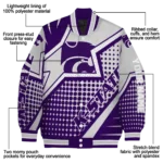 personalized kansas state wildcats star burst purple varsity jacket best selling.webp