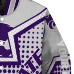 personalized kansas state wildcats star burst purple varsity jacket best selling.webp
