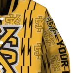 personalized-kennesaw-state-owls-bolt-stripe-gold-varsity-jacket-best-selling.webp