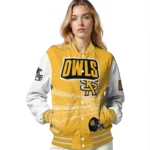 personalized-kennesaw-state-owls-ferris-arena-gold-white-varsity-jacket-best-selling.webp