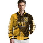 personalized-kennesaw-state-owls-hexagon-mesh-gold-black-varsity-jacket-best-selling.webp