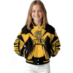 personalized-kennesaw-state-owls-spider-mark-gold-black-varsity-jacket-best-selling.webp