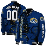 personalized-kent-state-golden-flashes-hexagon-cluster-navy-blue-black-varsity-jacket-best-selling.webp