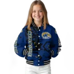 personalized-kent-state-golden-flashes-hexagon-cluster-navy-blue-black-varsity-jacket-best-selling.webp