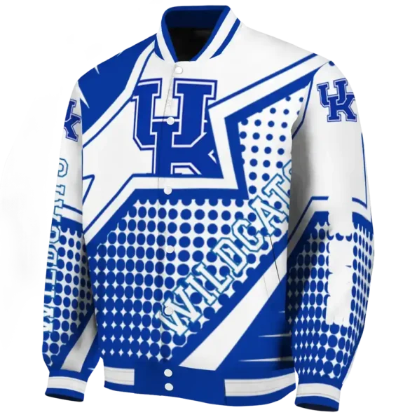 personalized kentucky wildcats star burst blue varsity jacket best selling.webp