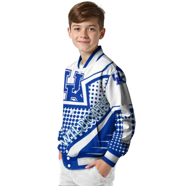 personalized kentucky wildcats star burst blue varsity jacket trendy.webp