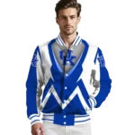 personalized-kentucky-wildcats-v-stripes-blue-white-varsity-jacket-best-selling.webp