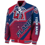personalized liberty flames star burst red varsity jacket best selling.webp
