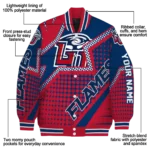 personalized liberty flames star burst red varsity jacket best selling.webp