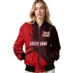 personalized-louisiana-ragin-cajuns-hexagon-mesh-red-black-bomber-jacket-best-selling.webp